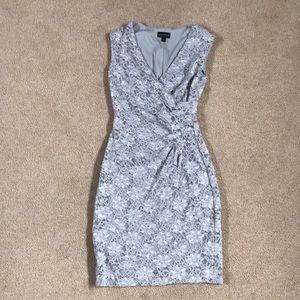 Silver/gray  Knee Length Dress